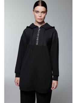 Combinaison double à fermeture éclair à capuche TK-1689