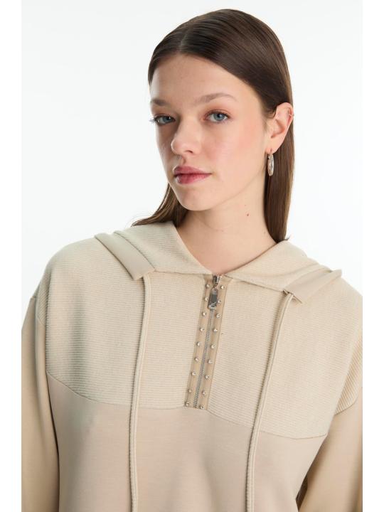 Combinaison double à fermeture éclair à capuche TK-1689