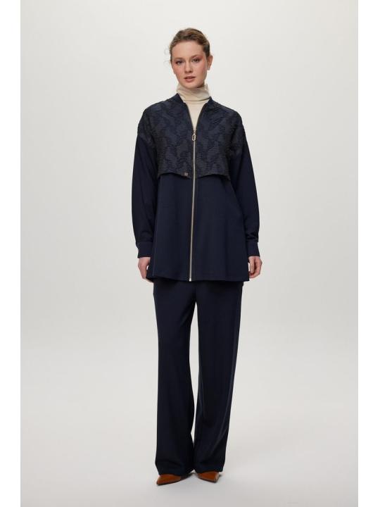 Ensemble deux piéces Combinaison double  à col Judge à fermeture éclair TK-1727