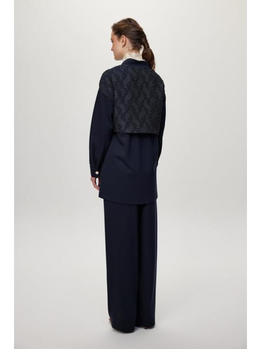 Ensemble deux piéces Combinaison double  à col Judge à fermeture éclair TK-1727