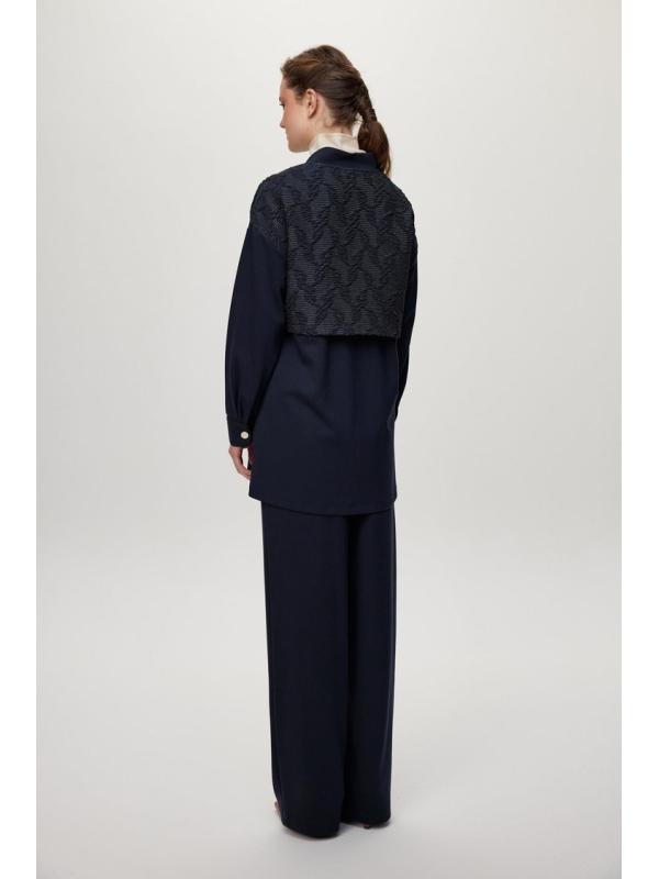 Ensemble deux piéces Combinaison double  à col Judge à fermeture éclair TK-1727