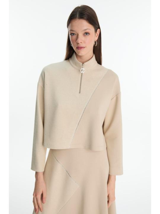 Ensemble jupe Couleur Block Double Suit TK-1180