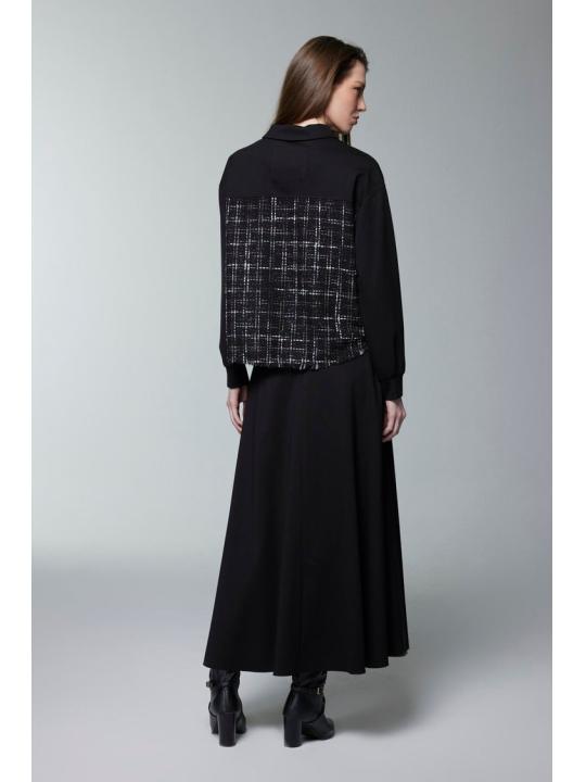 Broche à motifs en tweed Double Costume TK-1699