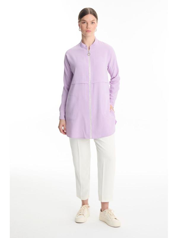  veste avec Fermeture éclair détaillée C-0130