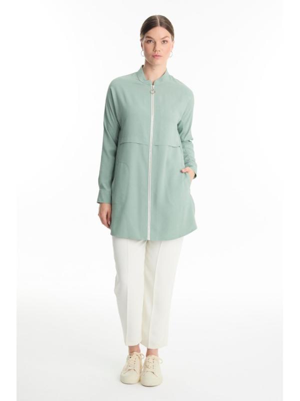  veste avec Fermeture éclair détaillée C-0130