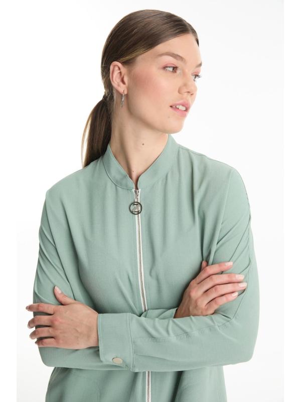  veste avec Fermeture éclair détaillée C-0130