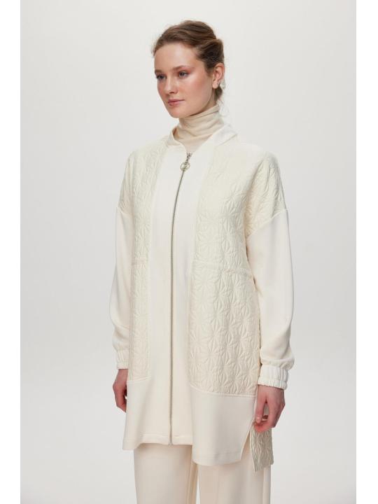 Ensemble deux péices  combinaison double crème TK-1683