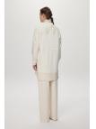 Ensemble deux péices  combinaison double crème TK-1683