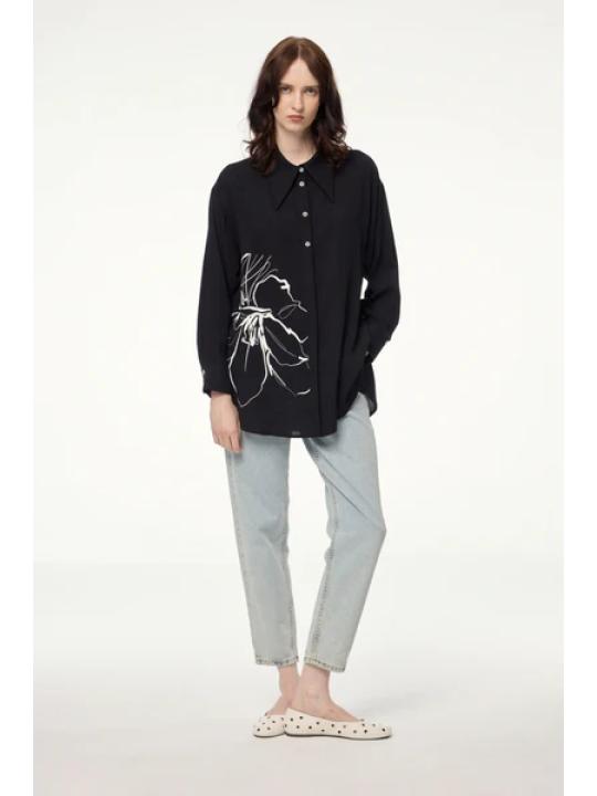 Chemise à manches longues à motifs G-0110