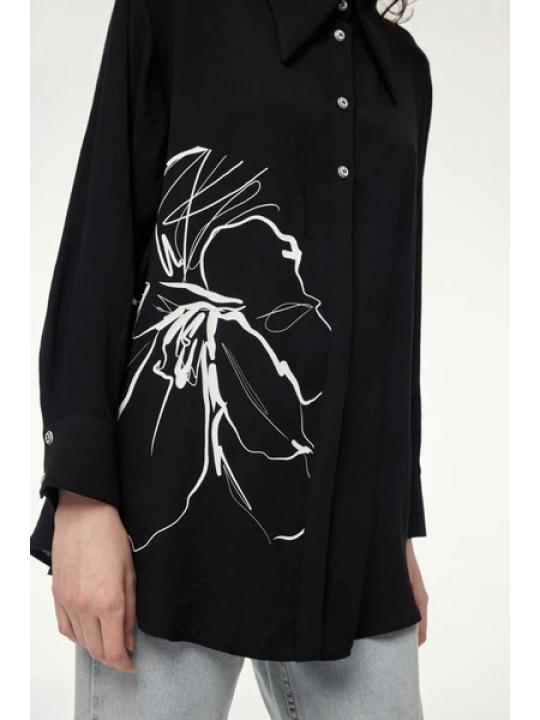 Chemise à manches longues à motifs G-0110