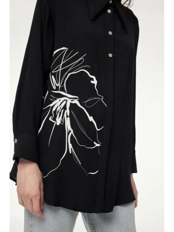 Chemise à manches longues à motifs G-0110