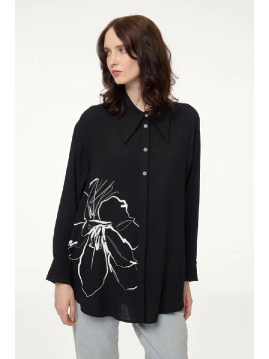 Chemise à manches longues à motifs G-0110