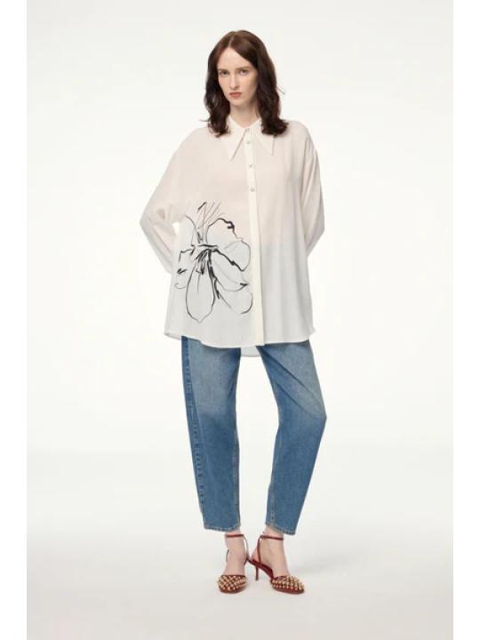 Chemise à manches longues à motifs G-0110