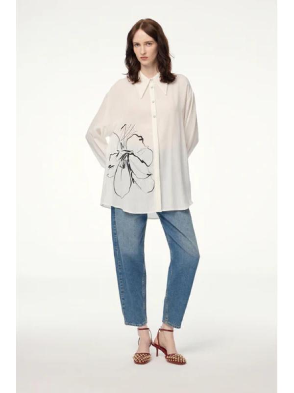 Chemise à manches longues à motifs G-0110