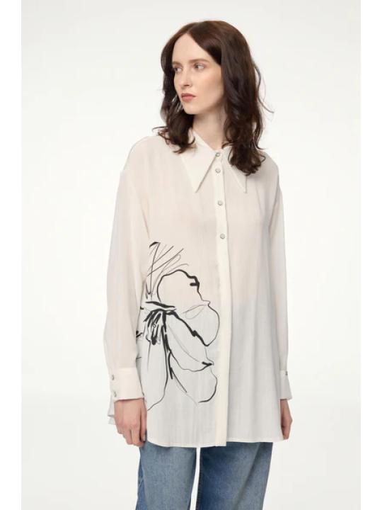 Chemise à manches longues à motifs G-0110