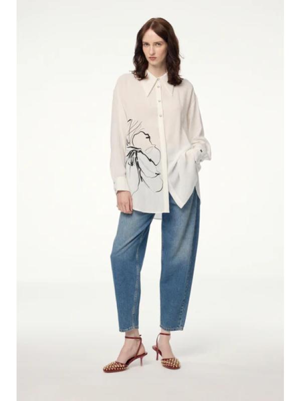 Chemise à manches longues à motifs G-0110