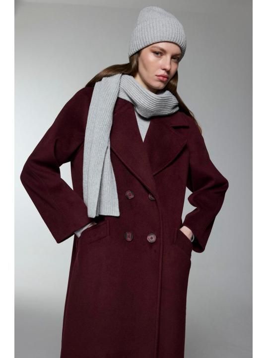 Manteau de chinchilla à double boutonnage 13300