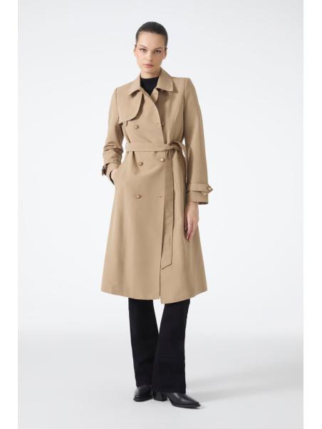 Trench-coat  à col chemise 13751