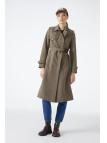 Trench-coat  à col chemise 13751