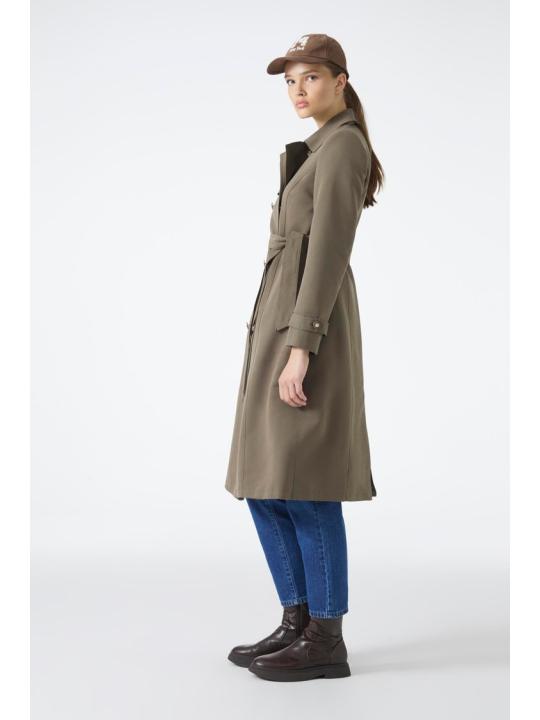 Trench-coat  à col chemise 13751