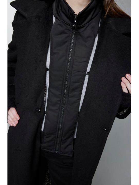 Manteau à double boutonnage matelassé 13840