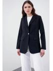 Veste blazer à double boutonnage à simple bouton C-0070