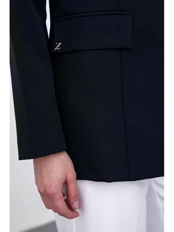 Veste blazer à double boutonnage à simple bouton C-0070