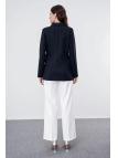 Veste blazer à double boutonnage à simple bouton C-0070