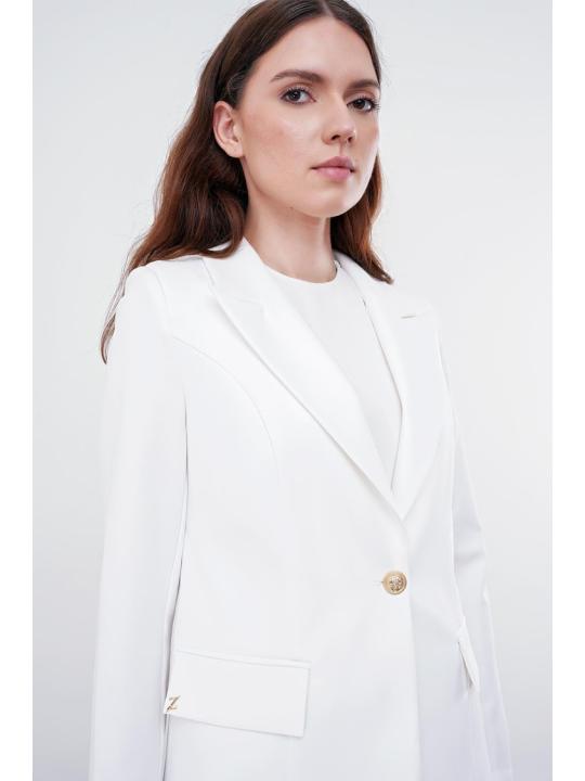 Veste blazer à double boutonnage à simple bouton C-0070