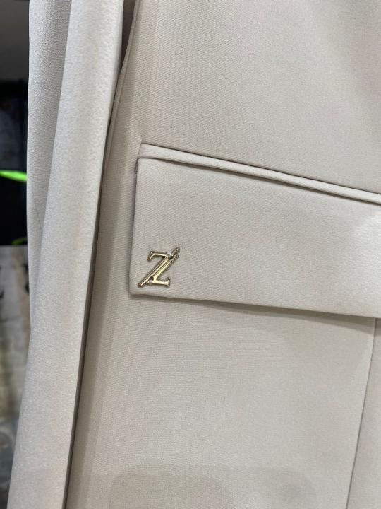 Veste blazer à double boutonnage à simple bouton C-0070