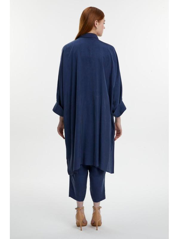  Ensemble deux pièces Col chemise zippé et détail des manches TK-1517