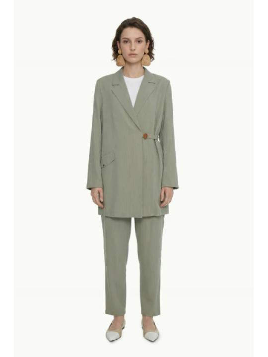 Ensemble détaillé d’accessoires de col Blazer Ensemble thé Sage 1952 