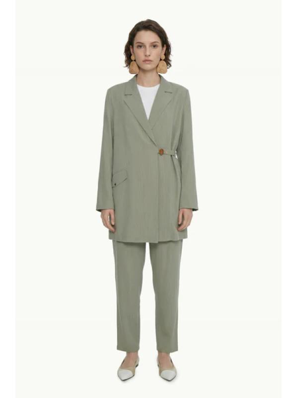 Ensemble détaillé d’accessoires de col Blazer Ensemble thé Sage 1952 