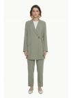 Ensemble détaillé d’accessoires de col Blazer Ensemble thé Sage 1952 